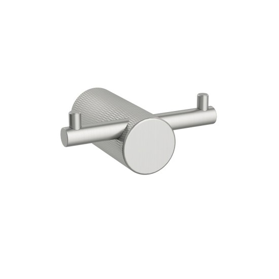 Orabella Διπλό άγκιστροσε Brushed nickel